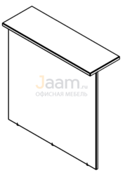 Стойка ресепшн Стойка прямая DMS 070