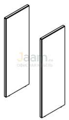 Стойка ресепшн Стенки боковые DS 070