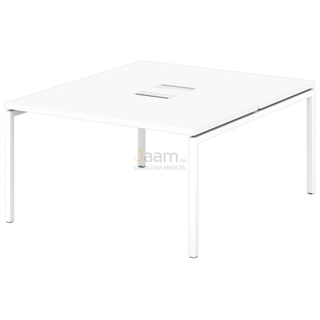 Мебель для персонала Стол-тандем на металлокаркасе S-521