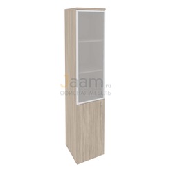 Мебель для персонала Офисный шкаф высокий узкий левый O.SU-1.2R(L)