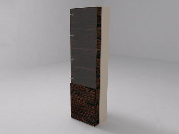 Шкаф высокий c комбинированными дверьми Brix BR.00.60 600x400x2180 (Бежевый (акрил))