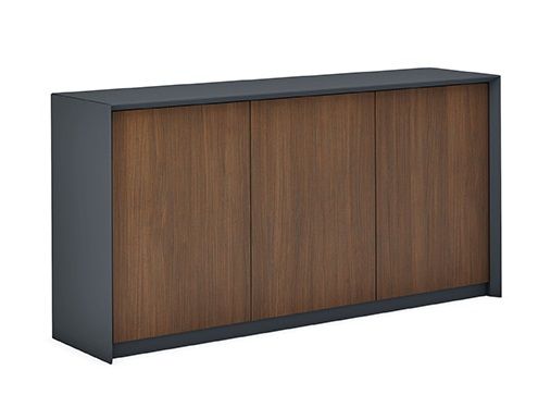 Шкаф-греденция с 3-мя дверками JAGUAR (1600х400х800) (Шпон Горного ореха TA37YA)