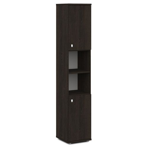Офисный шкаф полуоткрытый Vasanta V-504 412x440x2195 (Дуб Кентербери)
