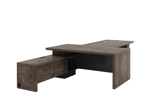 Cтол руководителя с брифингом Torston Т-918Л.1000 1800x3700x750 (Дуб Бунратти/Антрацит)