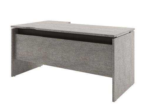 Стол письменный правый Solution D-36 1600x880x750 (Бетон/Трюфель)