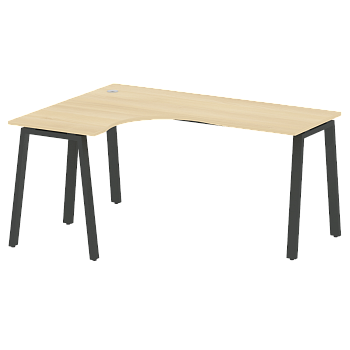Стол криволинейный левый Metal System Style БА.СА-4 Л 1600x1200x750