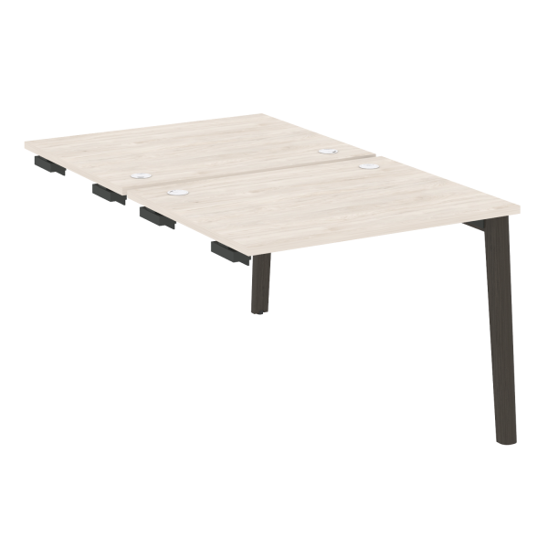 Стол-приставка двойной на деревянных опорах Onix Wood OW.D.SPR-1.8 980x1635x750