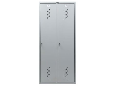Шкаф для раздевалок ПРАКТИК Стандарт LS-21-80U (Серый)