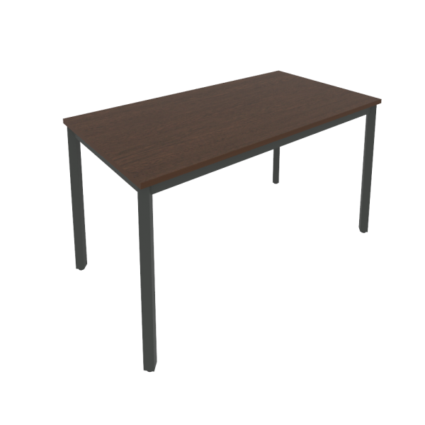 Стол письменный на металлокаркасе Slim С.СП-5 1380x720x750 (Венге Цаво/Антрацит металл)