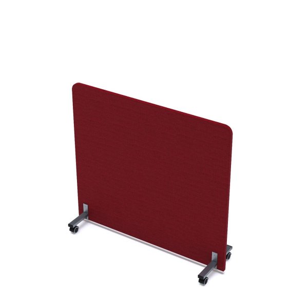 Акустическая мобильная перегородка SOFTOffice 011.МП.1211 1200x377x1100 (Red)