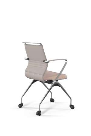 Кресло для руководителя Метта Sit Well M4-192K - Extra /Ach46/Wm12/K5cL(F53.W02) (Светло-бежевый)