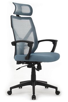 Офисное кресло Oliver RCH W-203AC Черный пластик | Синий