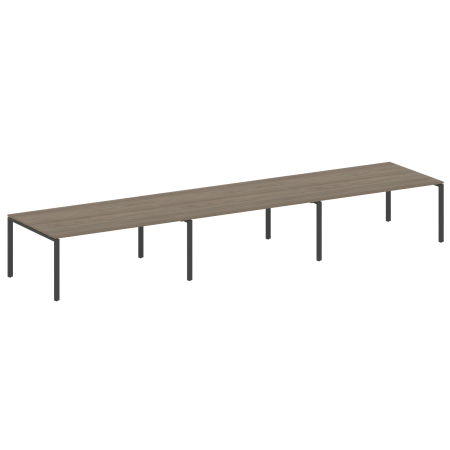 Переговорный стол 3 столешницы Metal System Style БП.ПРГ-3.5 5400x1235x750