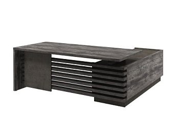 Стол с опорной тумбой, левый (без розеток) Vestar Z-220л.0000 2000x2030x750
