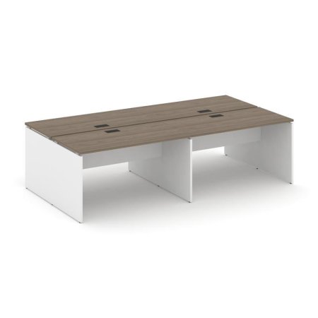Рабочая станция 2-х сторонняя SN-D.DRS-044 (3160х1432х750) (Вяз Благородный/Белый)