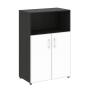 Шкаф для документов со стеклом белым LT.ST-2.2 R white