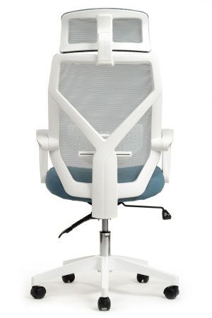 Офисное кресло Oliver RCH W-203AC Белый пластик | Синий (Белый | Синий)
