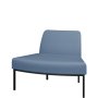 A45V Астро. Модуль радиусный внешний. Sweet blue. Серый каркас