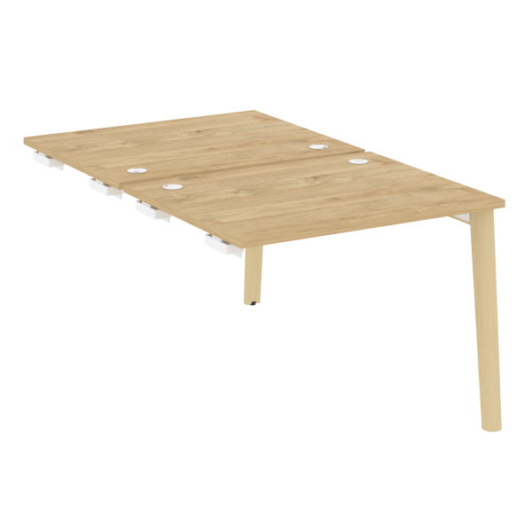 Стол-приставка двойной на деревянных опорах Onix Wood OW.D.SPR-1.8 980x1635x750