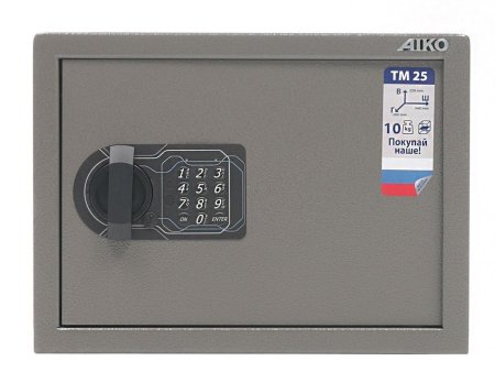 Офисный сейф AIKO TM-25 EL (Серый)