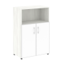 Шкаф для документов со стеклом белым LT.ST-2.2 R white