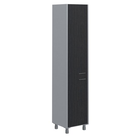 Шкаф колонка комбинированая Offix-new OHC 45.2 456x450x2147 (Легно темный/металлик)