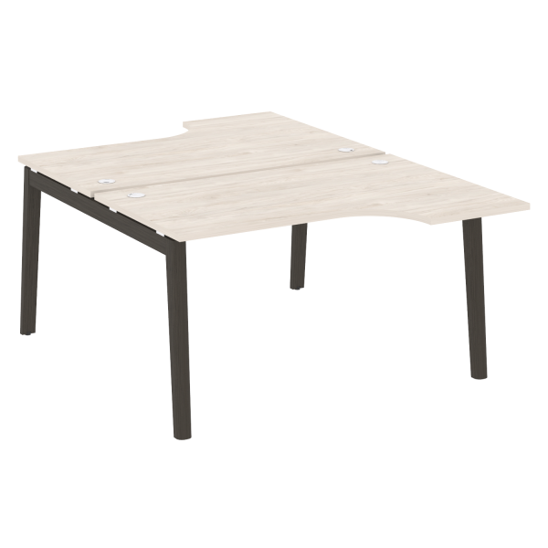 Рабочая станция на деревянных опорах Onix Wood OW.D.SA-2 1380x1995x750