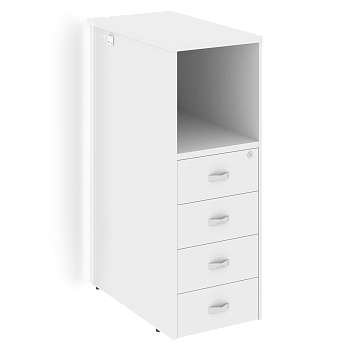 Тумба с подсветкой 4 ящика завершающая, правая Onix O.R-TV-4.SR 436x767x1185