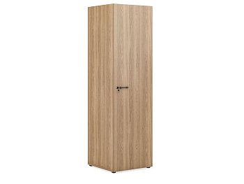 Шкаф для одежды с замком глубокий узкий EVOLUTION (600х600х2050)