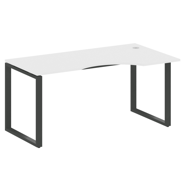Стол криволинейный левый Metal System Style БО.СА-1 Пр 1600x900x750