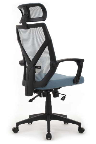 Офисное кресло Oliver RCH W-203AC Черный пластик | Синий