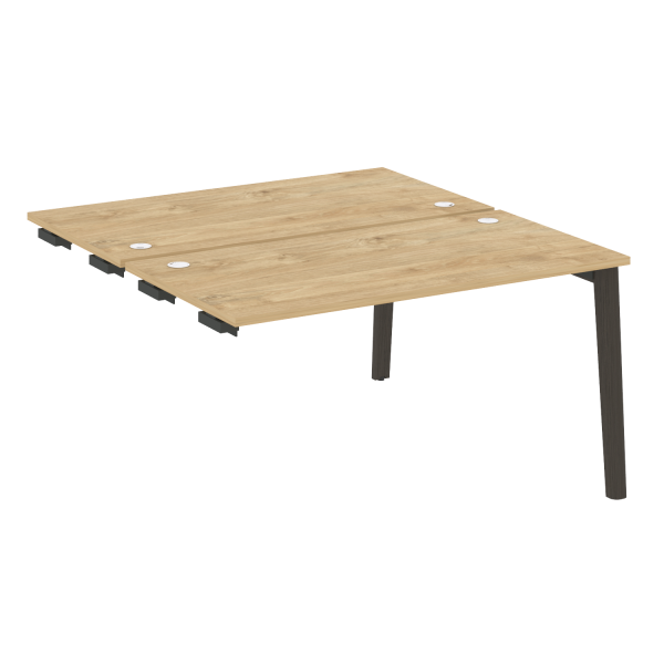 Стол-приставка двойной на деревянных опорах Onix Wood OW.D.SPR-3.7 1380x1475x750
