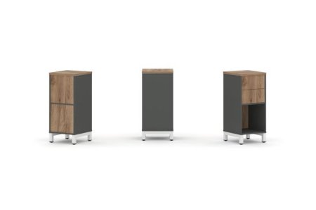 Набор стеллажа 1 сторонний, 2 яруса SN.NS-211 (387х400х881)