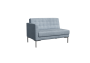 Секция с подлокотником двухместная FR-SP-02 (R)