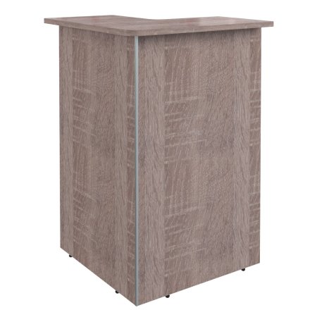 Стойка ресепшен угловая левая Dex DMC 88 L 800x800x1200