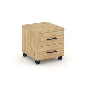 Тумба мобильная 2 ящика стандартные колеса SN.TM-001 (416х460х437)