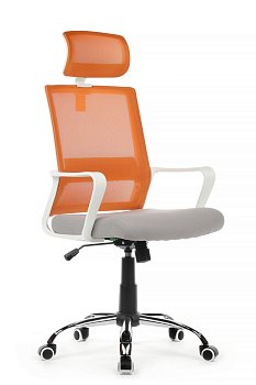 Офисное кресло Mint RCH 1029HW Оранжевый | Серый