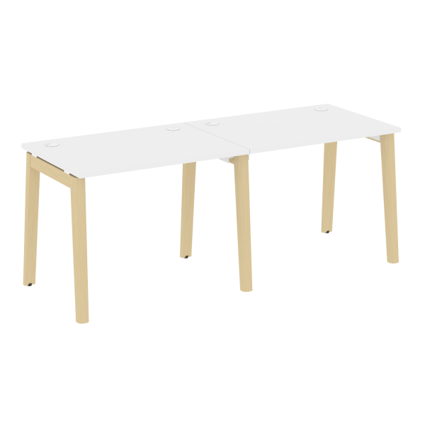 Рабочая станция на деревянных опорах Onix Wood OW.RS-2.1.7 1960x720x750