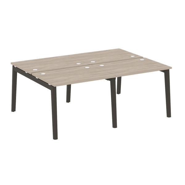 Рабочая станция на деревянных опорах Onix Wood OW.D.RS-4.1.7 1960x1475x750