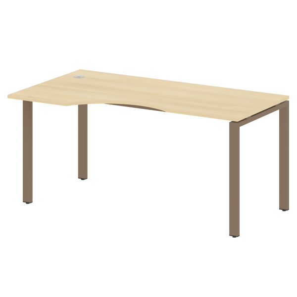 Стол криволинейный левый Metal System Style БП.СА-1 Л 1600x900x750