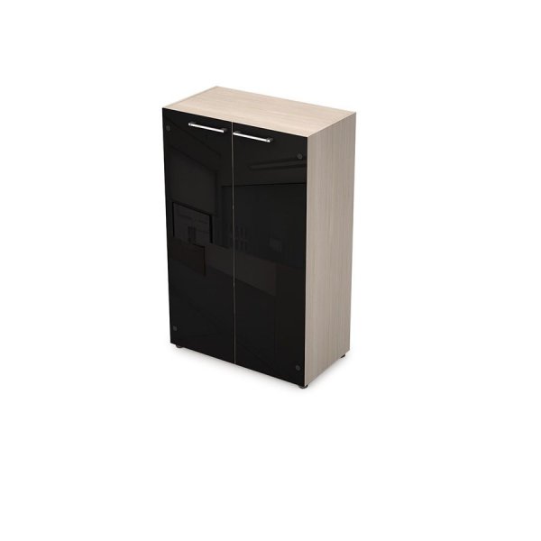 4Ш.017.4 Шкаф средний средний без замка (798x430x1277) (Шамони светлый)