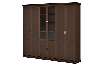 Композиция 2 гардероба +1 шкаф комбинированный INTER DM (2821х493х2400)