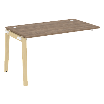 Наборный элемент рабочей станции на деревянных опорах Onix Wood OW.1.NRS-3.8 1380x800x750
