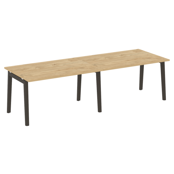 Стол переговорный на деревянных опорах Onix Wood OW.PRG-2.3 2760x980x750