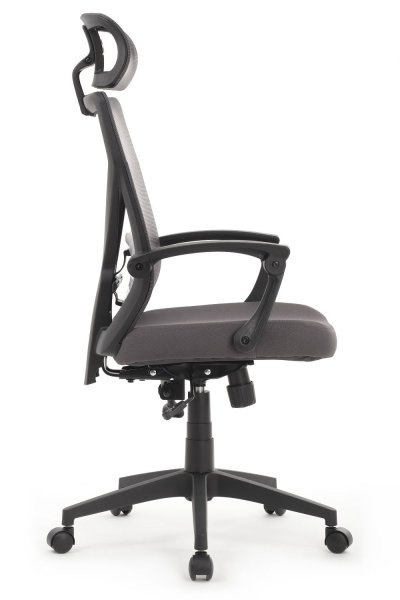 Офисное кресло Oliver RCH W-203AC Черный пластик | Серый (Серый | Черный)