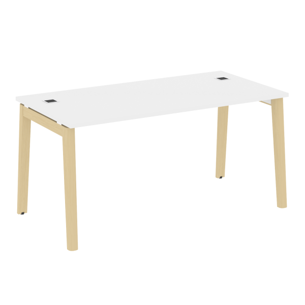 Стол руководителя на деревянных опорах Onix Wood Direct OW.SRR-4.8 1580x800x750