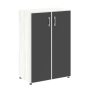 Шкаф для документов со стеклом черным LT.ST-2.4 R black