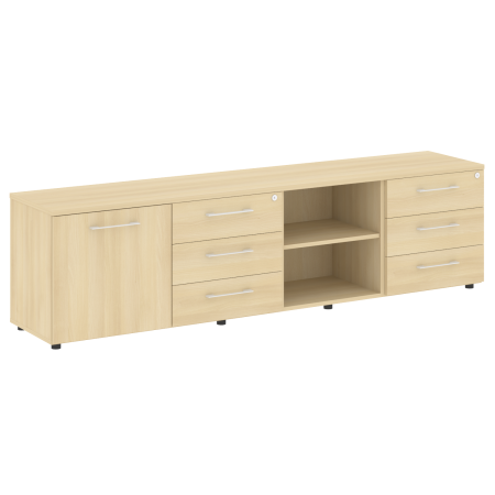 Тумба модульная в кабинет руководителя серии LT-TS 4.1 2200x450x580