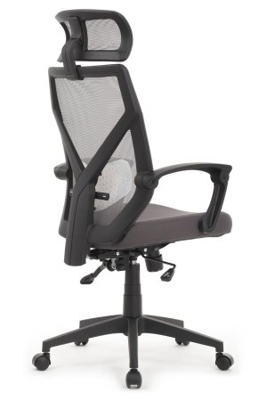 Офисное кресло Oliver RCH W-203AC Черный пластик | Серый (Серый | Черный)