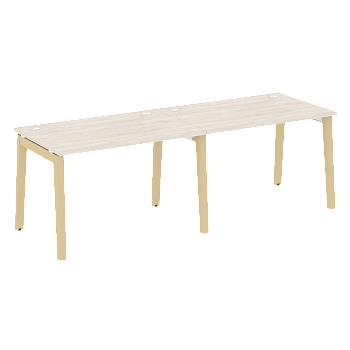 Рабочая станция на деревянных опорах Onix Wood OW.RS-2.2.8 2360x800x750
